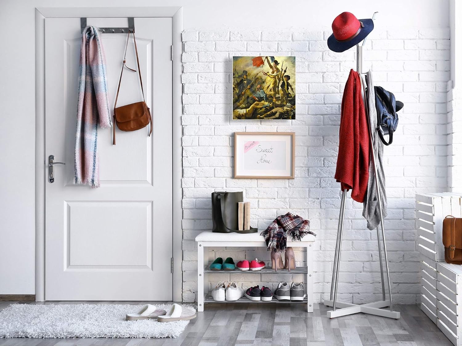 Concept Crystal Key Cabinet Storage Box with Frameless Glass White Board K15 Chic World: French Revolution