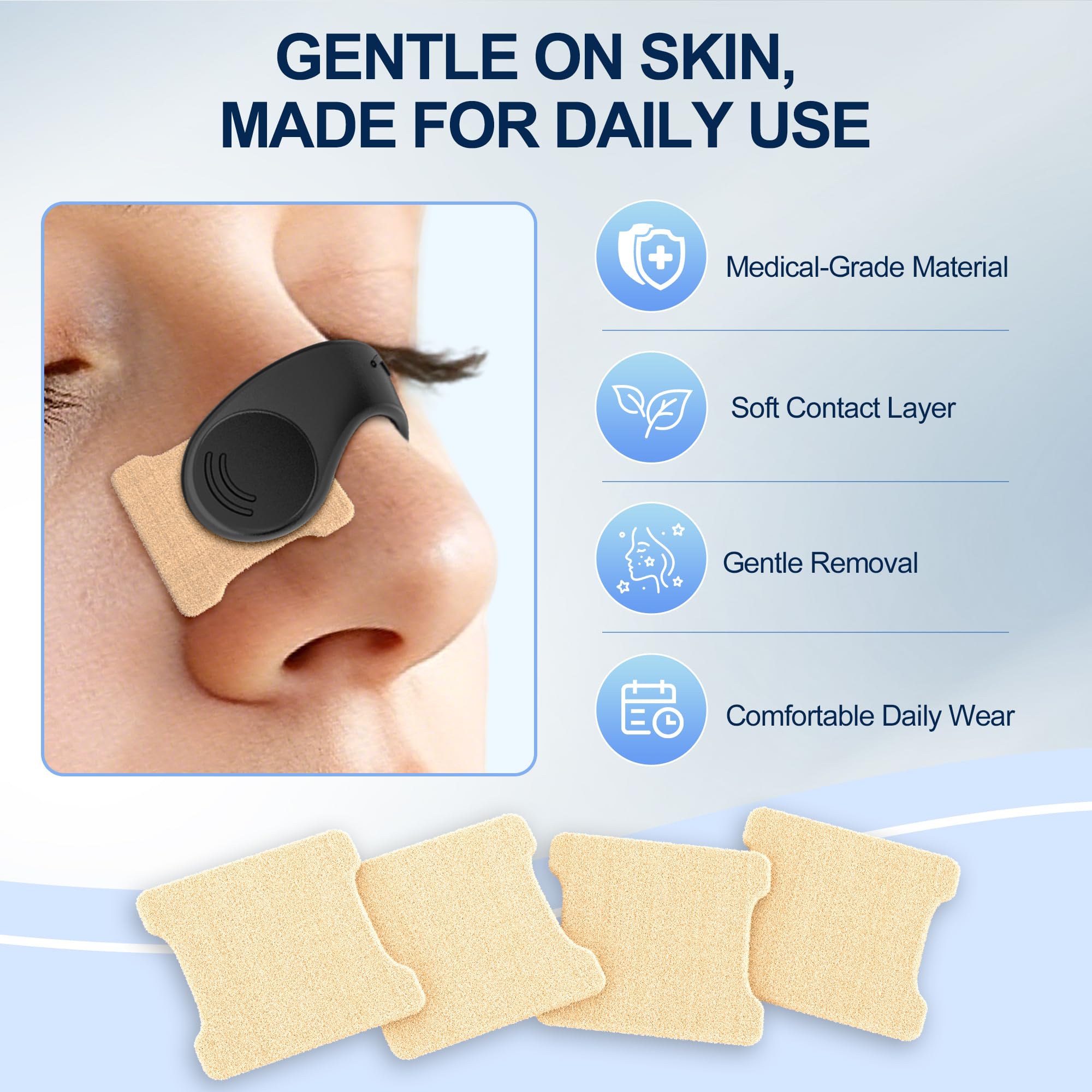 JoyBloom Nasal Strips Replacement Tabs (63 Count) for Breathing Support — Amazon image 3