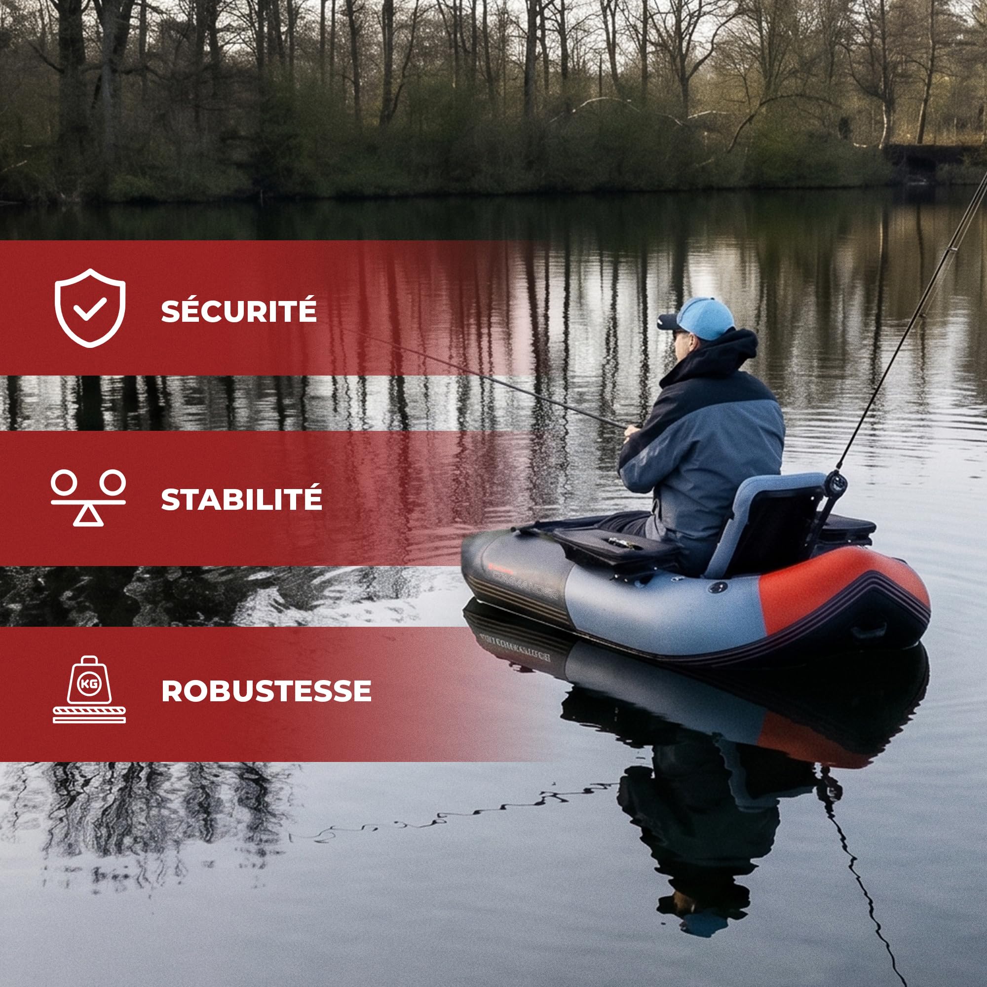 Set Float Tube Ultimate Commander - Float Tube