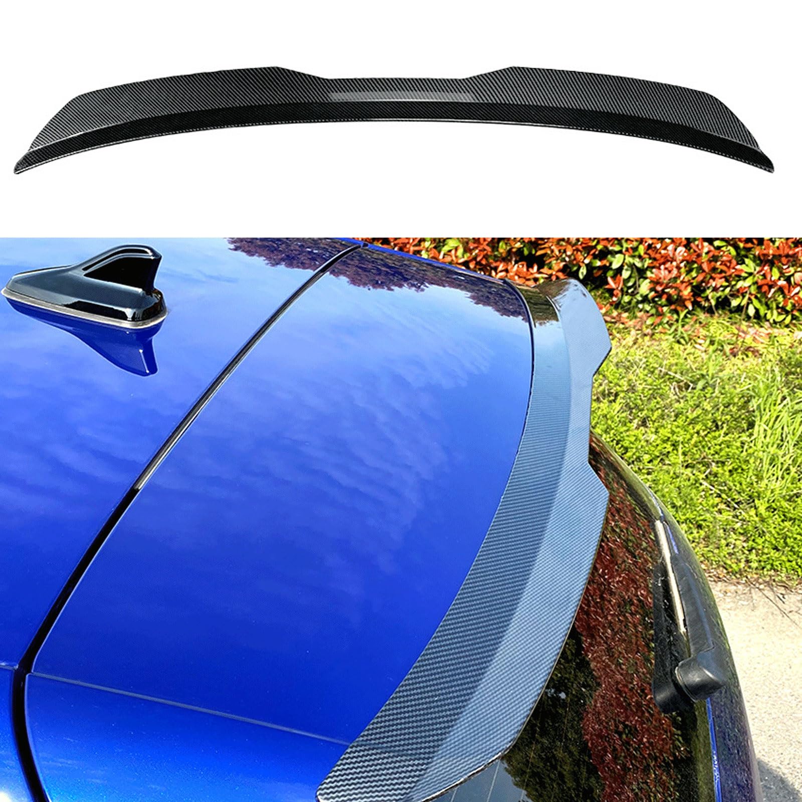 Becquet Arrière Pour Audi RS6 C7/C7.5 Avant (2013-2018) - Style Carbone - Améliore L'aérodynamisme - 9