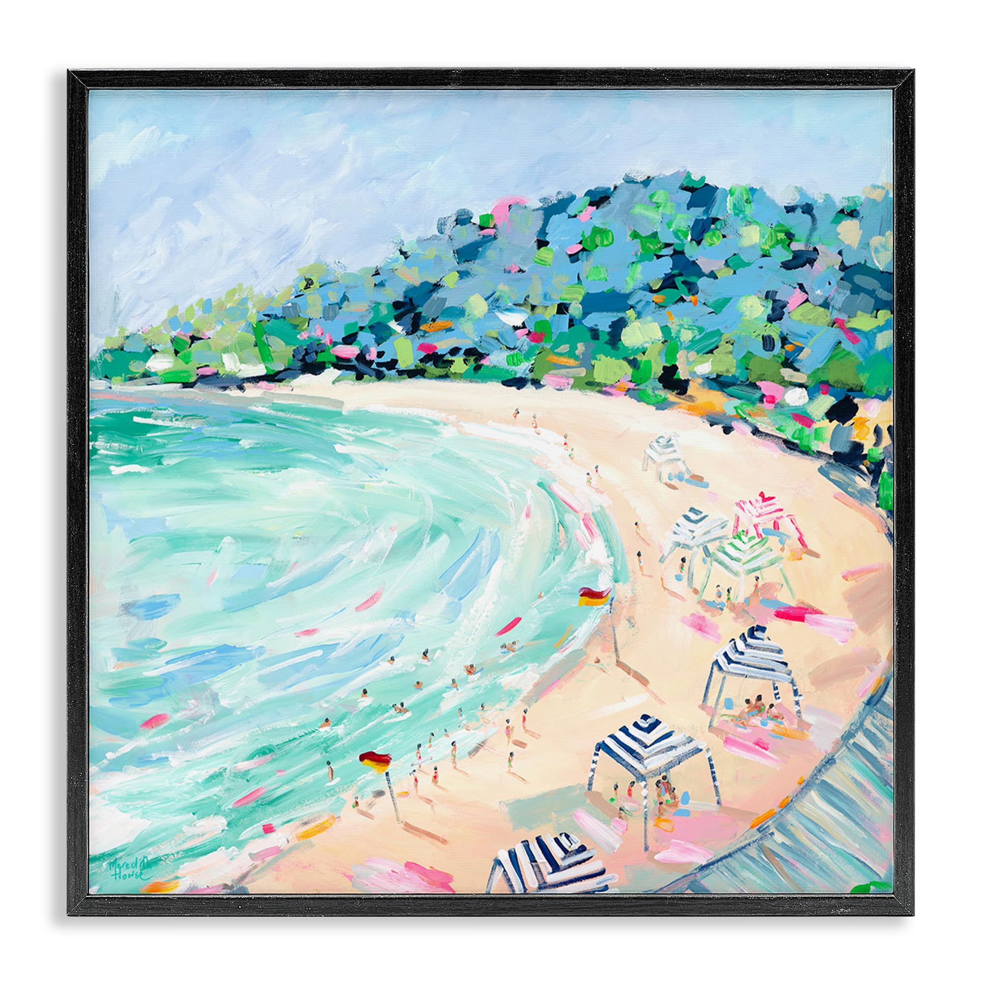 'Good Times Noosa Beach'| Framed Giclee Art