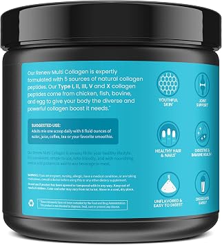 WellPath Renew Multi Collagen Protein Powder for Women and Soothe Cortisol Manager - Cortisol Supplements for Stress Support and Detox