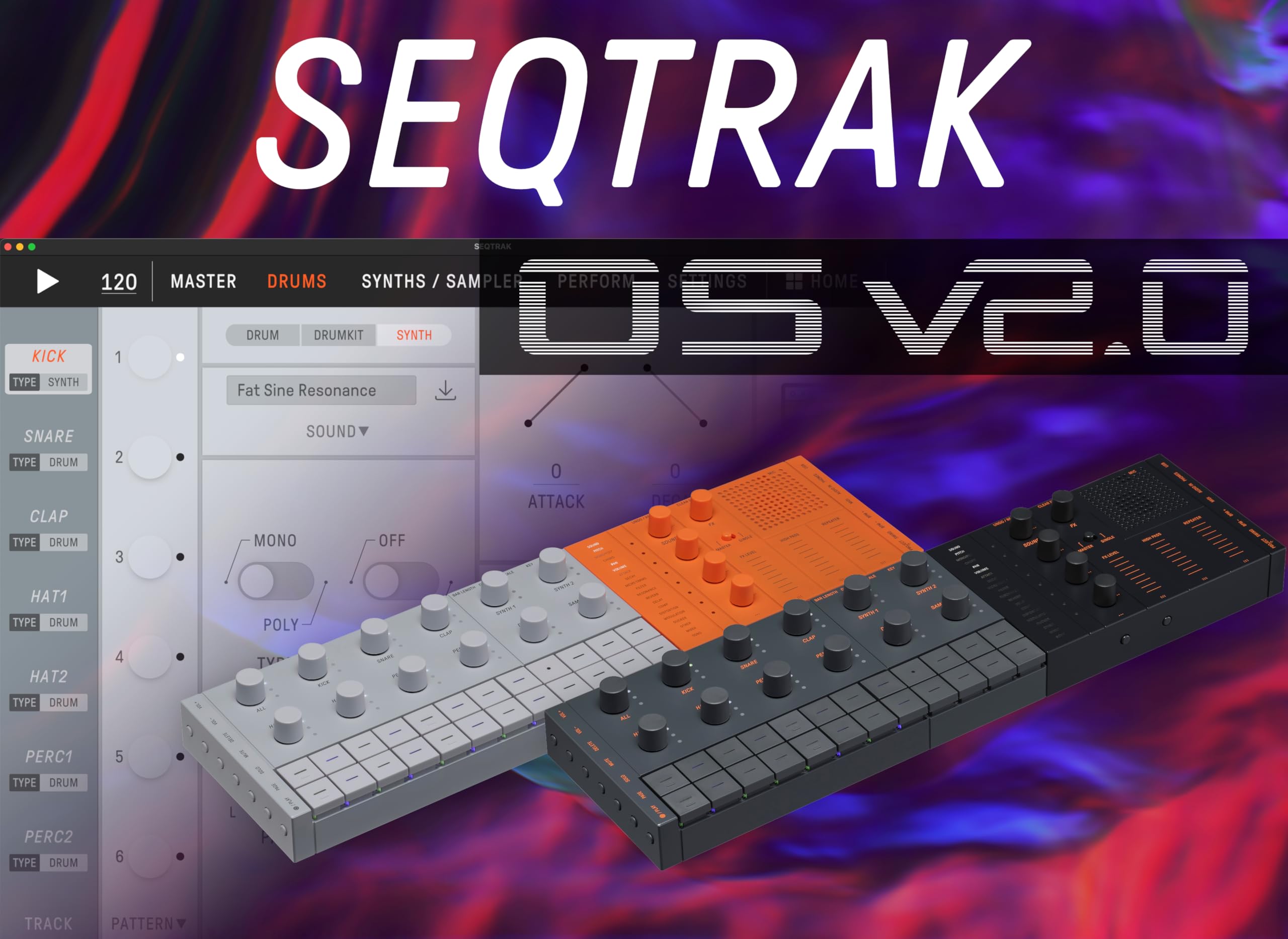 Yamaha SEQTRAK Mobile Music Ideastation, Arancione