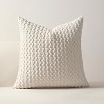 Couvertures d'oreiller à la ferme Corduroy 18 x 18 Boîte de pouce 4, Coussin moderne doux Corduroy Couvre les oreillers Couvertures de cas pour Boho Farmhouse Fall Home Decor (blanc crème)