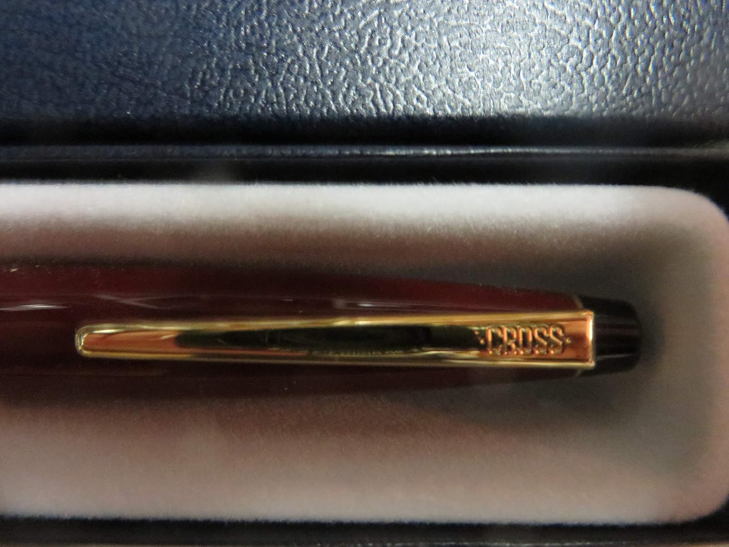 Cross Solo Maroon Lacquer 0.5mm Pencil 22 Karat Gold Electroplated Appointments
