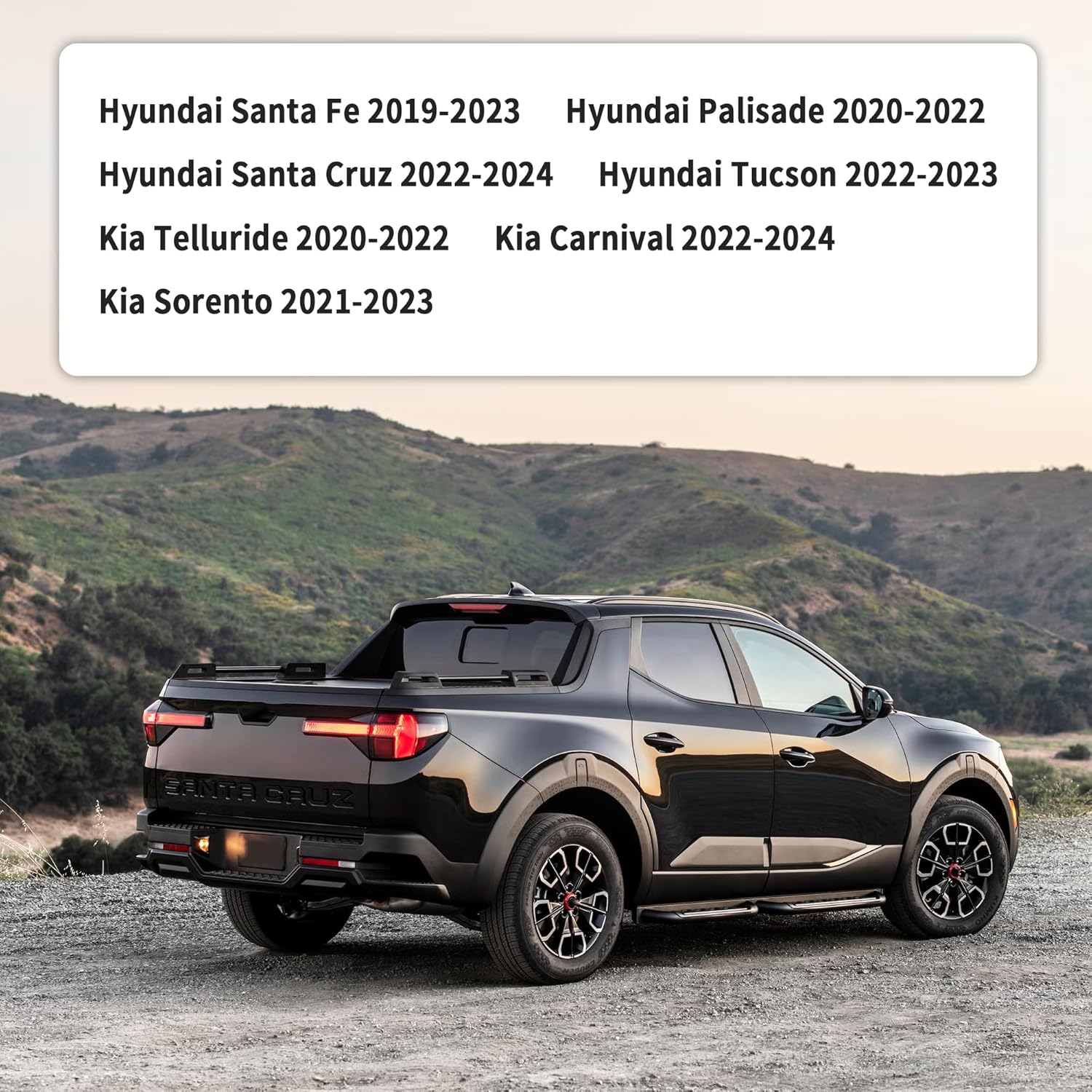 4 Way Trailer Wiring Harnes 56420 Compatible with 2019-2023 Hyundai Santa Fe, 2020-22 Palisade, 2022-24 Santa Cruz, 2022-23 Tucson, Fit for 2020-22 Kia Telluride, 2022-24 Carnival