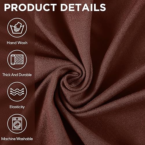 Miniatura 4 de Peryiter Juego de 2 fundas de sofá para sofá biplaza para sala de estar, protector de muebles para sofá, sillón, ajuste elástico, a prueba de