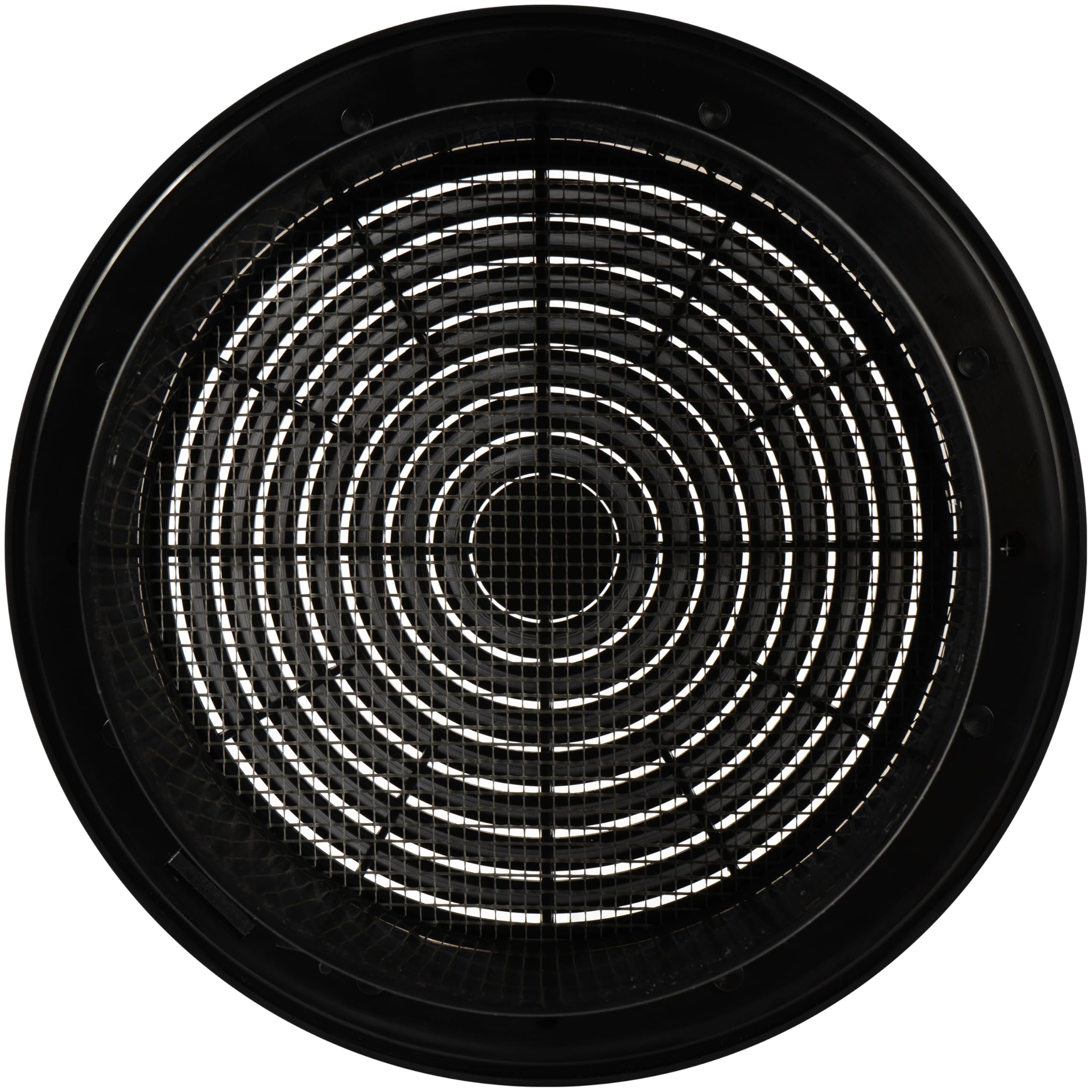 Repa Market Czarna kratka wentylacyjna z tworzywa sztucznego 150 mm – HVAC okrągła do użytku wewnątrz i na zewnątrz, wentylacja sufitowa z kratką ochronną, osłona kanału wentylacyjnego – klimatyzacja