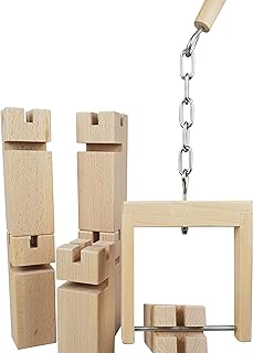 Sport & Spieleversand Froebel Tower (Natural) - The Original Made of Beech Wood