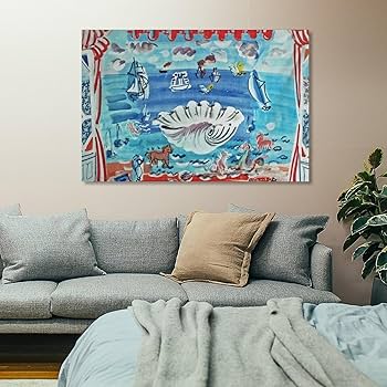 Raoul Dufy、ATELIER、海外版超希少レゾネ、新品額付 Amazon.co.jp: Raoul Dufyパーム ビーチバレエ1933画家絵画