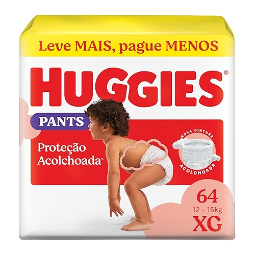 Fralda Huggies Supreme Care Roupinha XG - 64 fraldas