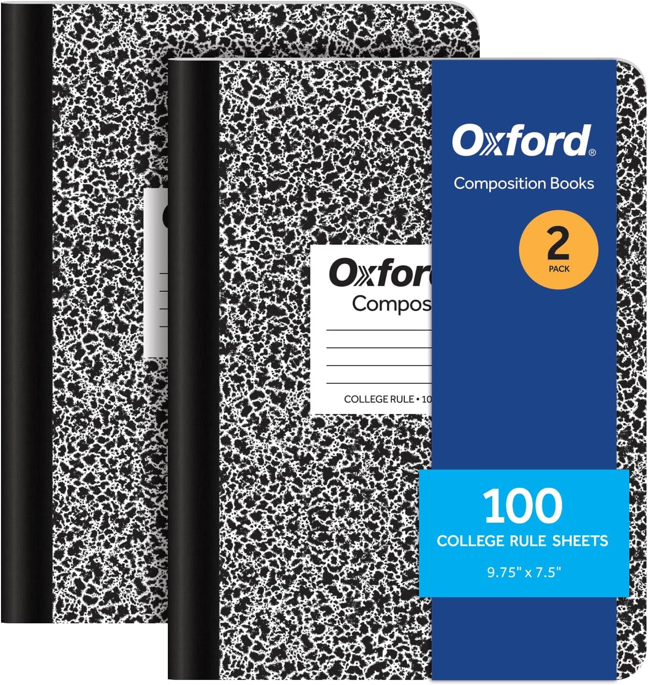 Oxford Composition Notebooks, Black Marble Covers