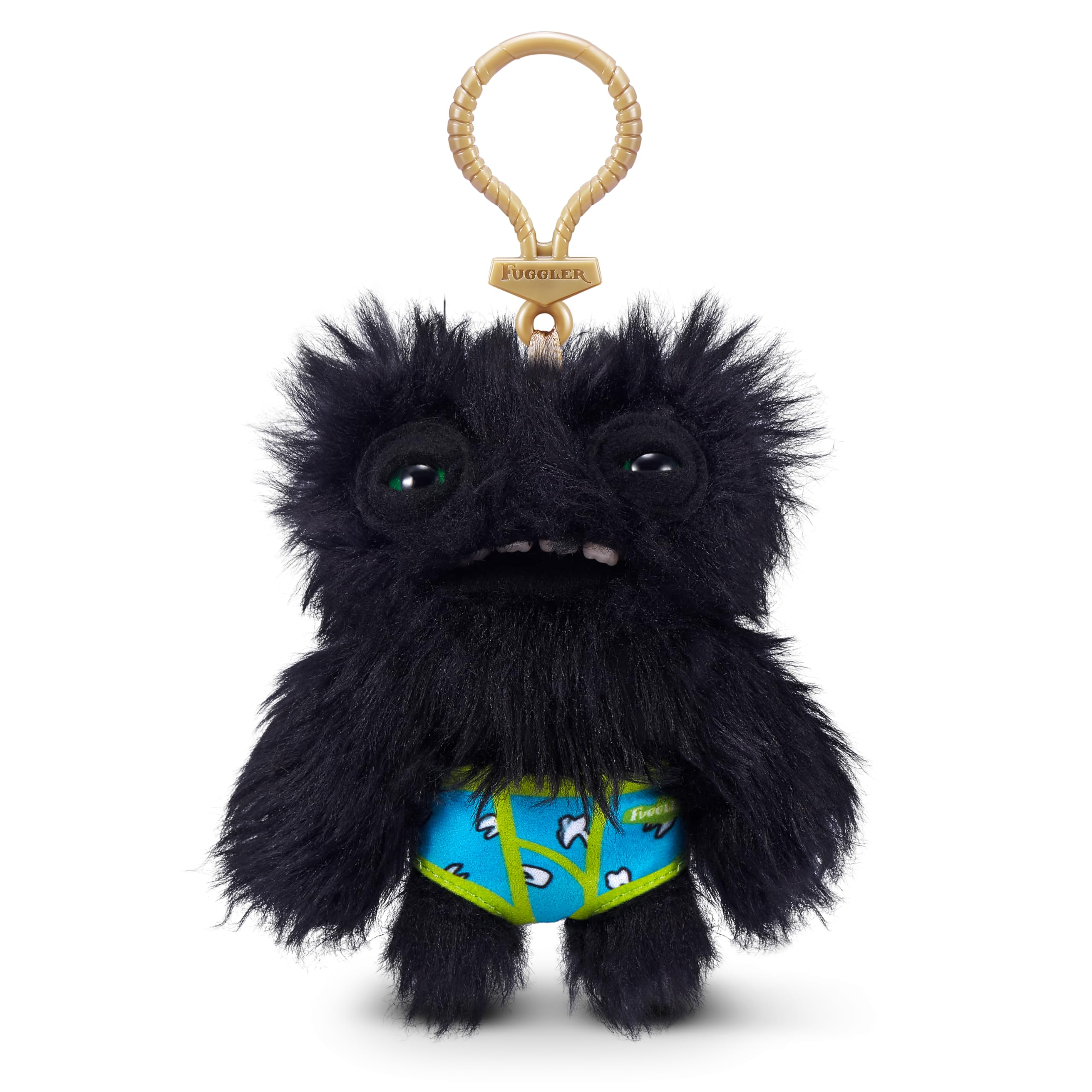 Fuggler Key Rings  by ZURU Funny Ugly Monster, Plush, Collectible, Toy (3 Pack)