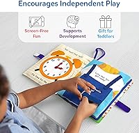 Vista 5 de Skillmatics Quiet Book - Libro de actividades sensoriales, juguetes de aprendizaje para niños pequeños, regalos para edades de 18 meses a 4 años