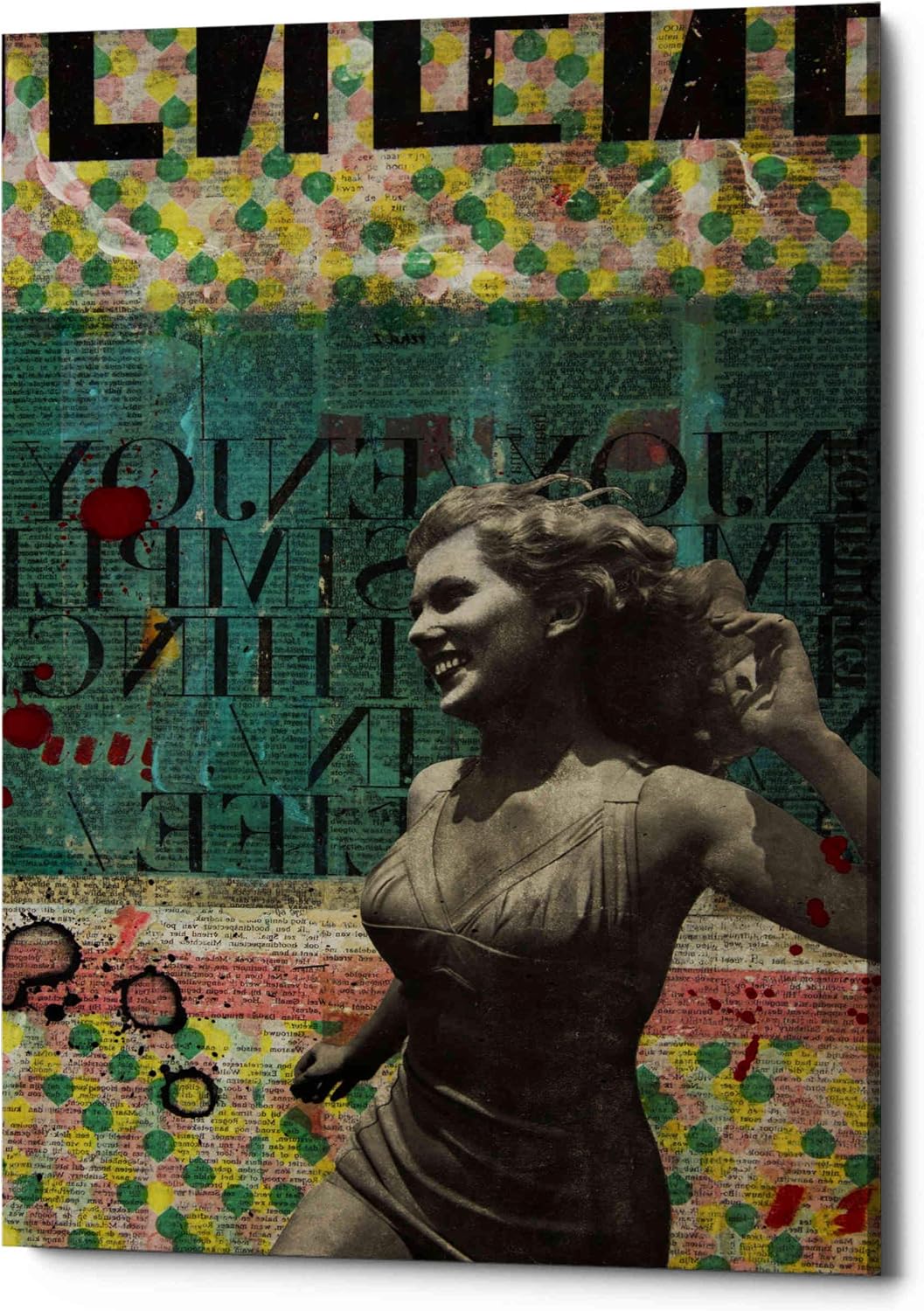 Epic Graffiti 'Rising Star' by DB Waterman, Canvas Wall Art, 12"x18"