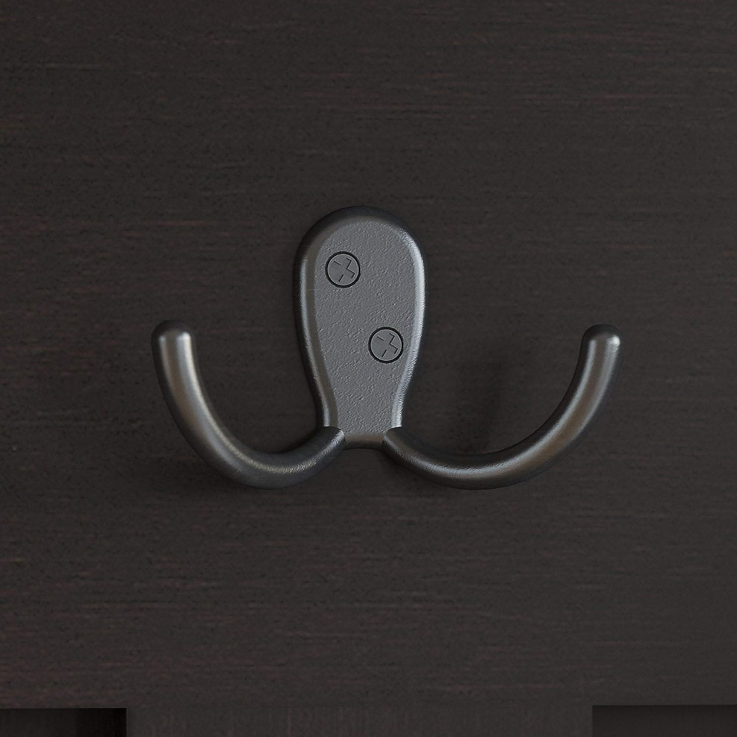 Bush Home Salinas Entryway Storage Set with Hall Tree, Shoe Bench and Accent Cabinet in Vintage Black