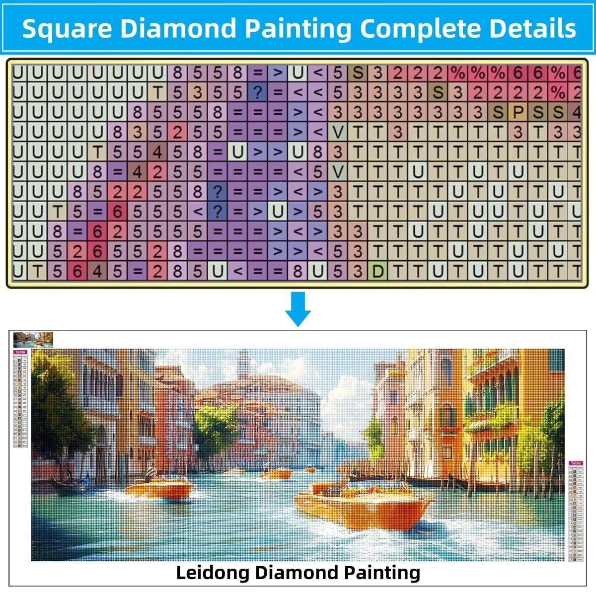 5D DIY Zestaw do malowania diamentowego łodzi, wody miasta, diamenty kryształ ścieg krzyżykowy do dekoracji domu, pełny zestaw do malowania diamentowego, puzzle diamentowe rzemiosło dla dorosłych