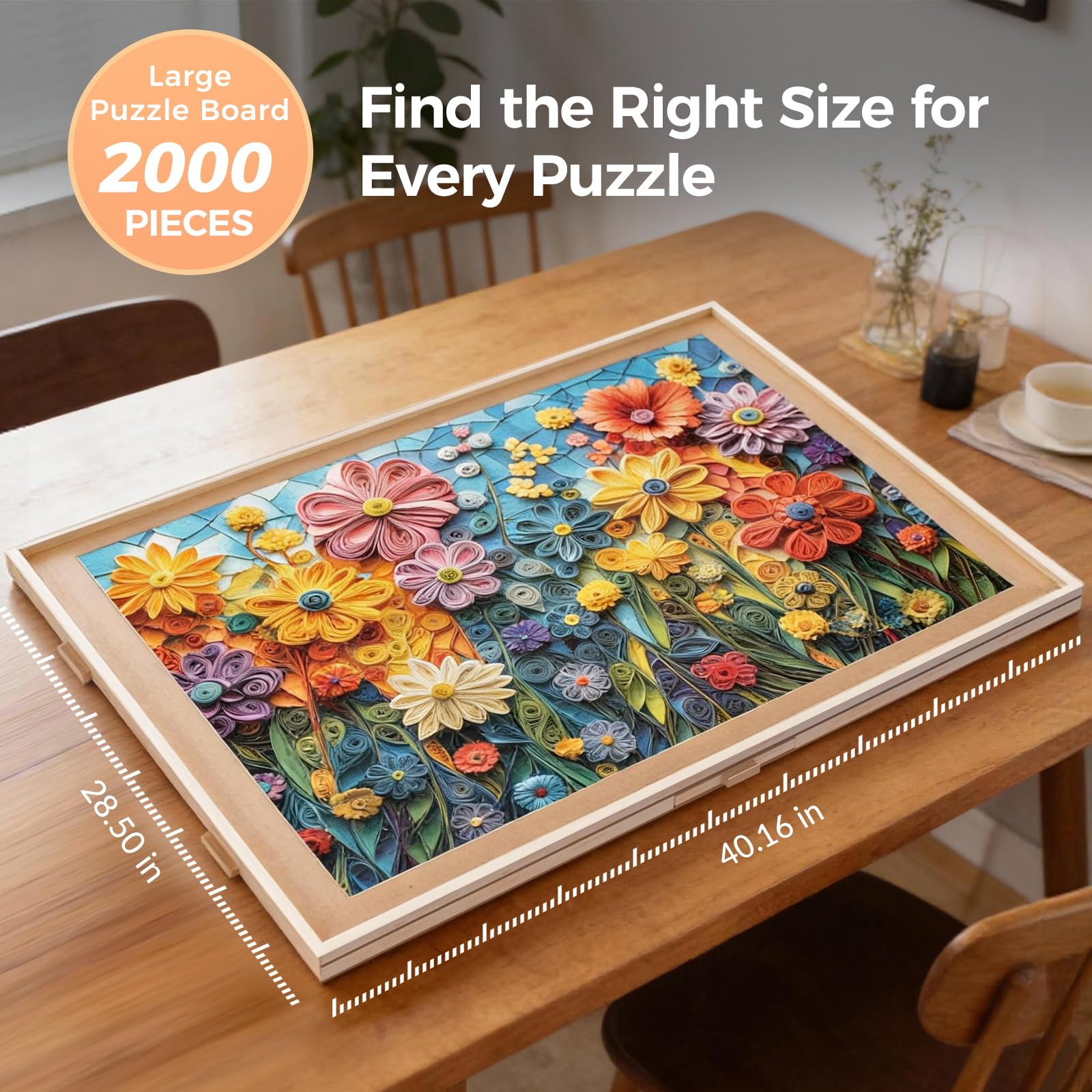 Amazon.com: ALL4JIG 2000 Pieces Rotating Puzzle Board with 6
