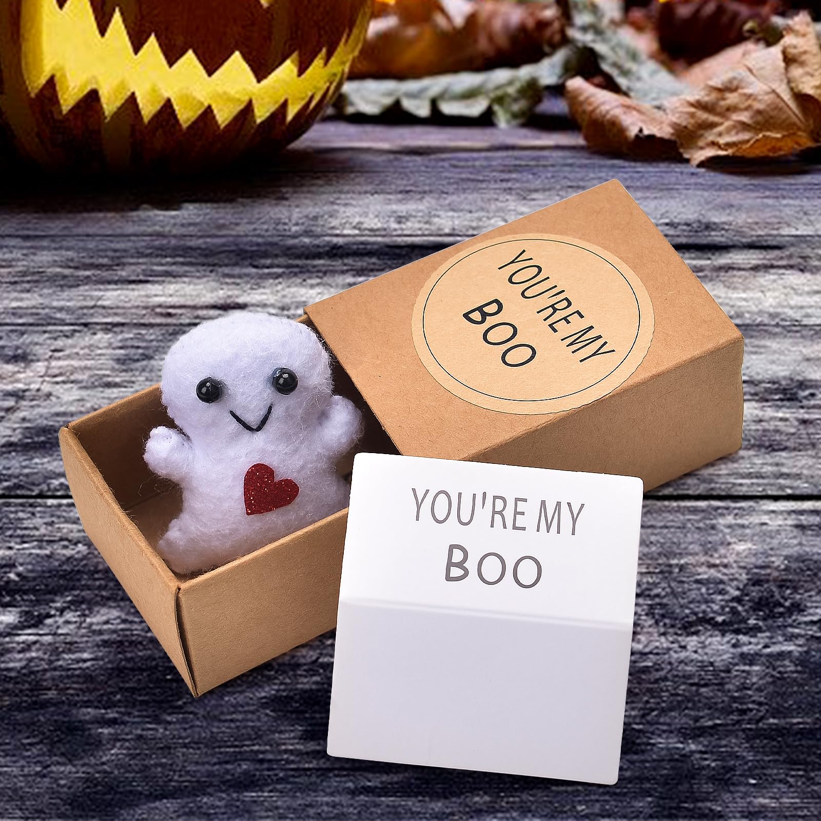 Pocket Hug Ghost in a Box, Pocket Hug Gifts for Her, Thinking of You Gifts, Worry Dolls, Cute Stuff for Girls, Emotional Support Gifts