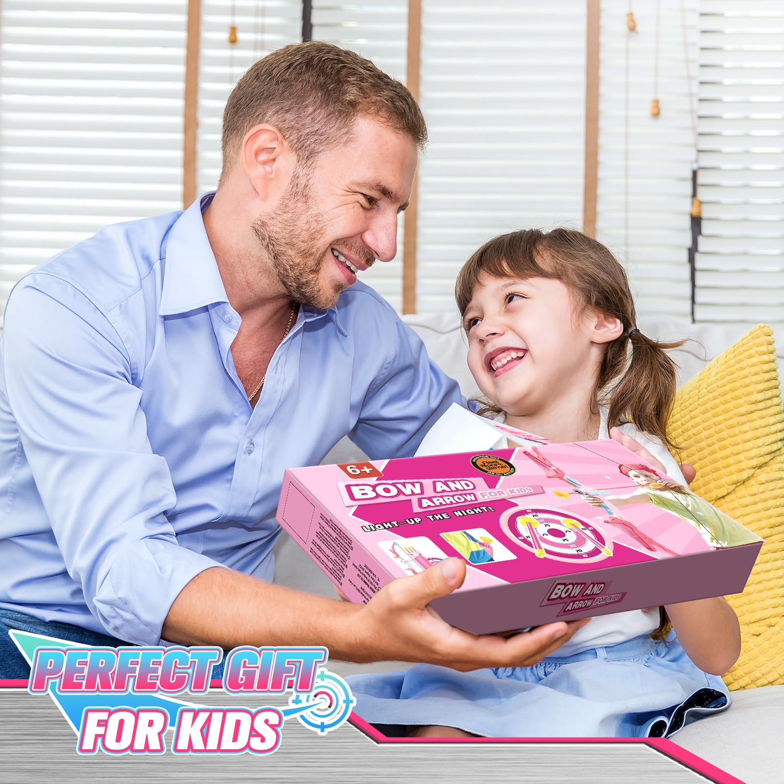 EUCOCO Flèche et Arc pour Enfants, Jouet Cadeau Garçon 6-10 Ans