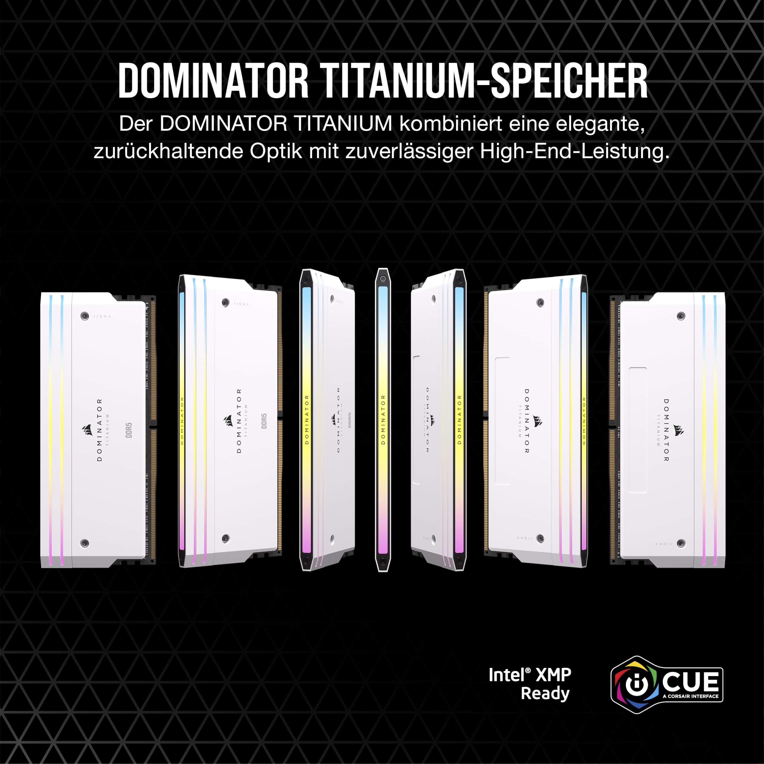 CORSAIR Dominator Titanium RGB DDR5 RAM 32GB DDR5 7000MHz CL34