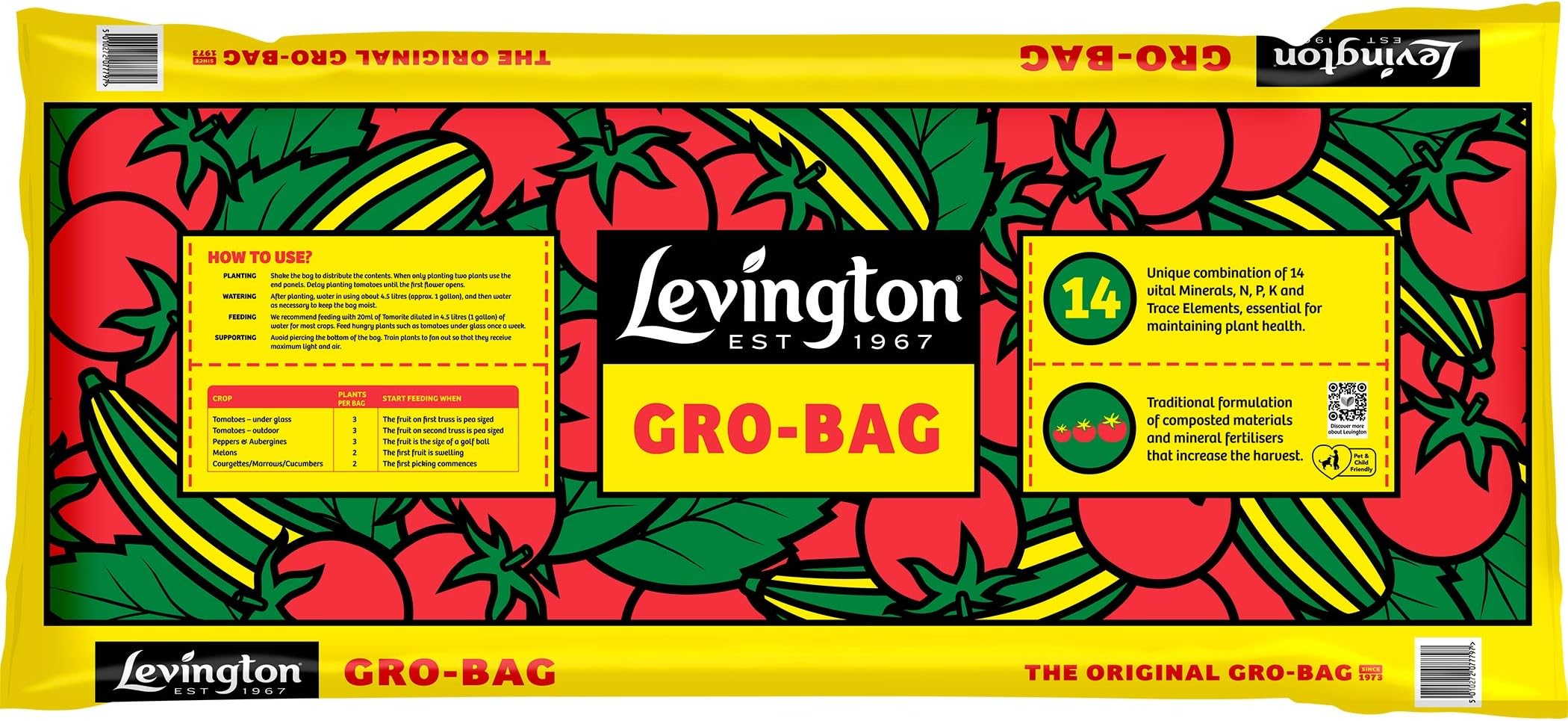 Levington | Original Gro-Bag | 3 plant size