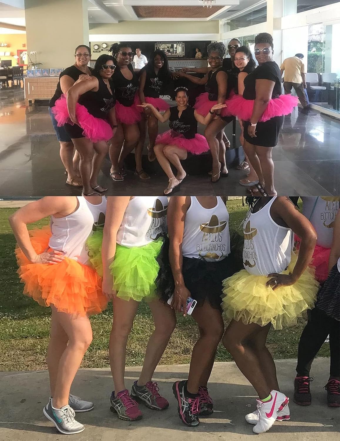 Bridesmay Women's Tutu Skirt 5 Layers Ballet Dance Tulle Tutu Skirt Cosplay Party - Image 5