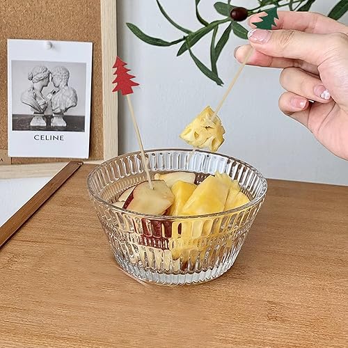 Miniatura 7 de Honbay 100 piezas de palillos de cóctel para árbol de Navidad, frutas, alimentos, hamburguesas, palillos de dientes, decoración de cupcakes,