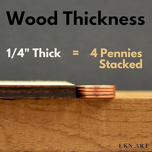 Miniatura 7 de Juego de números de reloj de madera sin terminar en fuente de lavandería, disponible en una variedad de tamaños y grosores (3 pulgadas de alto, 14