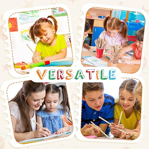 Vista 6 de CHENGU 48 lápices de colores arcoíris a granel, 7 colores en 1, lápiz de arco iris de madera con 4 sacapuntas para niños y adultos dibujo artístico