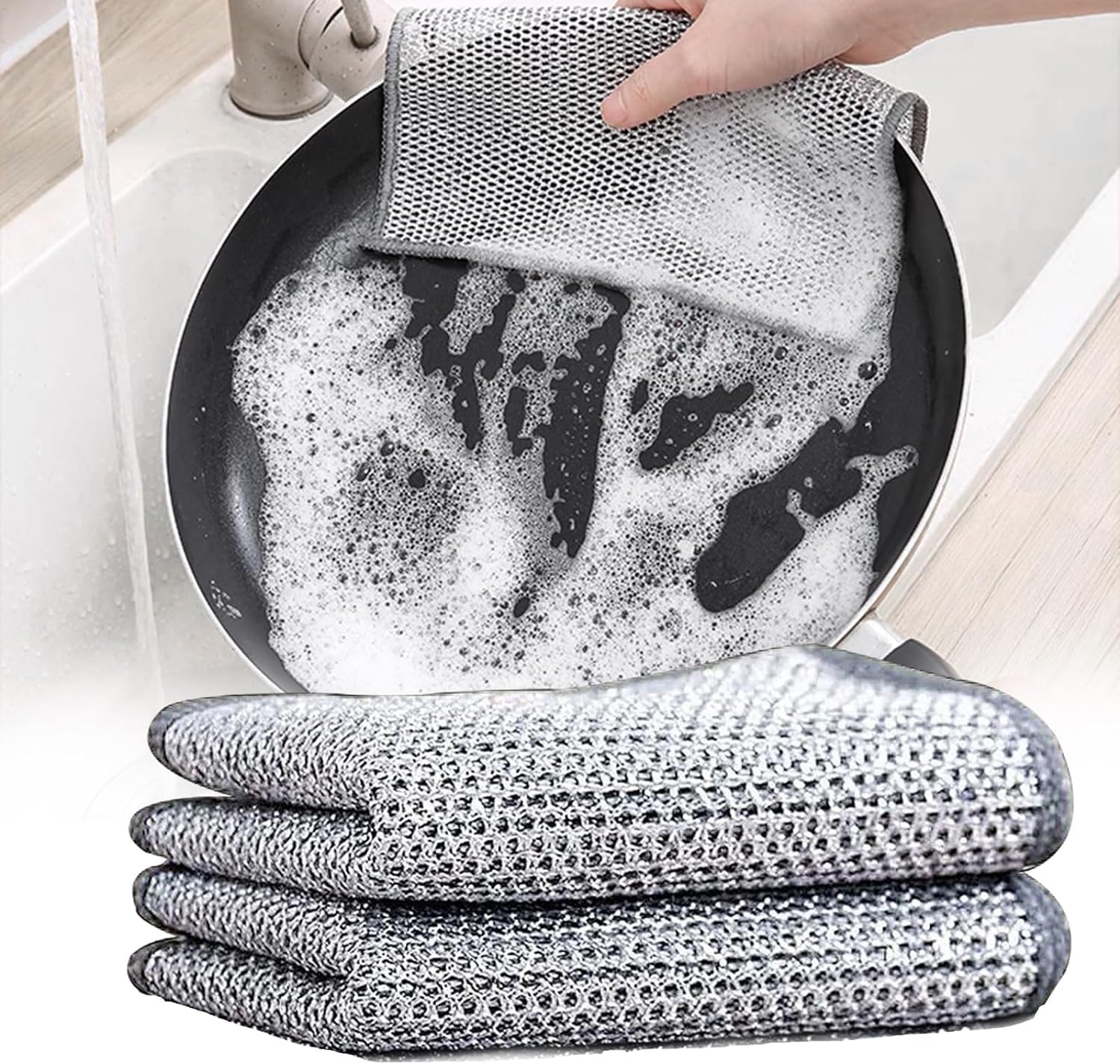 See full amazon price history chart for Redclip Multifunctional Non-Scratch Wire Dishcloth, Silver Wire Mesh Knit Cleaning Cloth Wire Dishwashing Rags Wire Cleaning Cloth Wire Dish Towels for Kitchen, Sinks, Pots, Pans (2) Redclip Multifunctional Non-Scratch Wire Dishcloth, Silver Wire Mesh Knit Cleaning Cloth Wire Dishwashing Rags Wire Cleaning Cloth Wire Dish Towels for Kitchen, Sinks, Pots, Pans (2) (B0D3CBG23C) Amazon Price History, Amazon Price Tracker