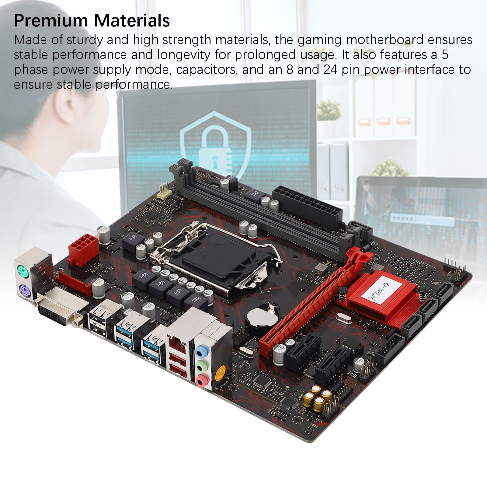 Amazon.com: B150M V3 Computer Motherboard, 2 DDR4 DIMM M ATX PCI E