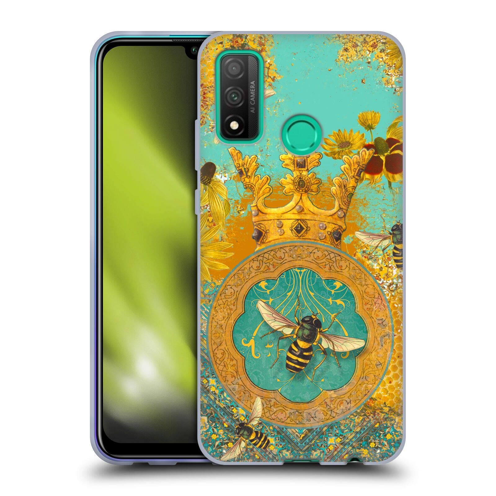 Head Case DesignsOfficially Licensed Duirwaigh Bee Insects Soft Gel Case Compatible With Huawei P Smart (2020)