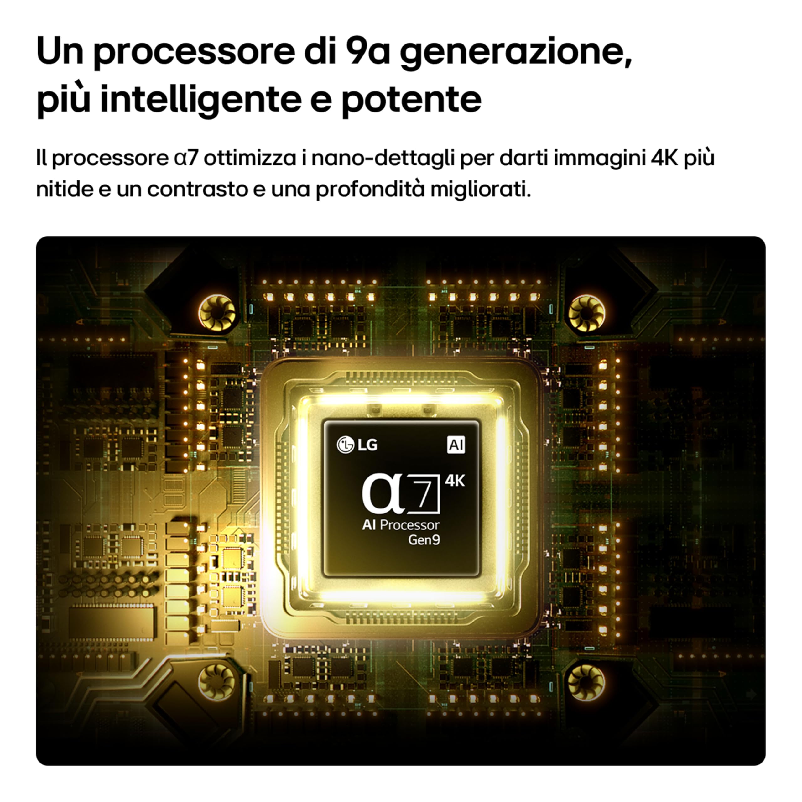 LG NANO Smart TV 4K UHD AI 43 pollici Serie NU8E 43NU8E0B3LA, Smart TV 4K, Processore con Nano Detail Enhancer, AI Chatbot, AI Concierge, HDR10 Pro, FILMMAKER Mode, Design Linear Flow, 3 HDMI, TV 2026