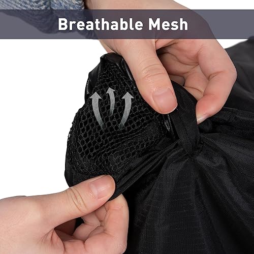 Miniatura 5 de SUNCREAT Funda para tumbona colgante de patio de 73 pulgadas, impermeable, para exteriores, tumbona, columpio, color negro