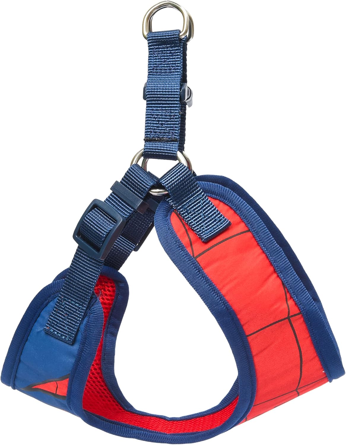 Marvel Comics Spiderman Superhero Dog Harness | No Pull, Red No Escape Vest for Large Dogs | Costume in Size Large (L)
