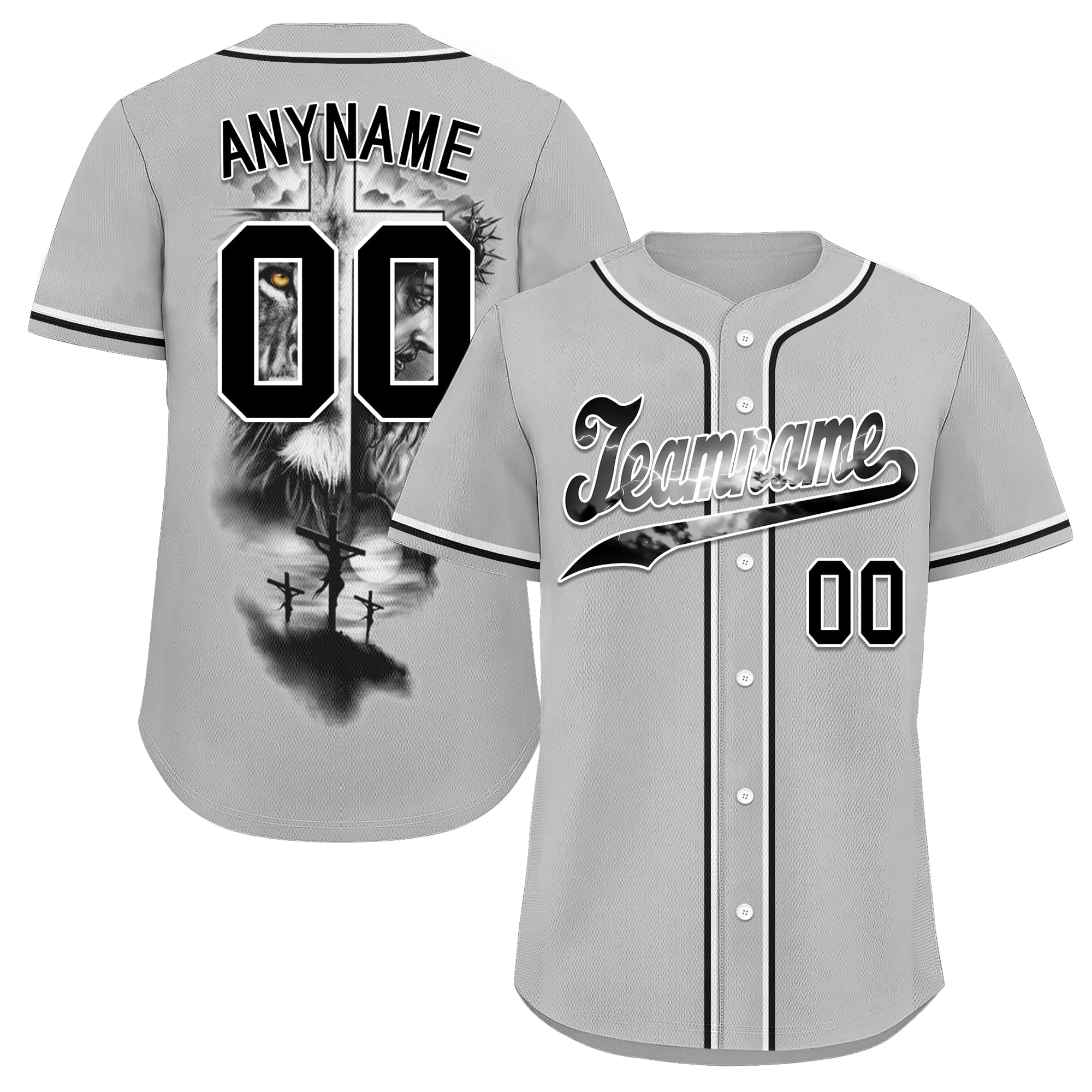 coolcustomize Custom Skull Baseball Jersey for Men Youth Team Gothic Sports Uniform Short Sleeve Softball Shirts with Name/Logo