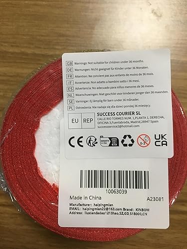 Miniatura 8 de 5 rollos de cintas de Navidad para manualidades, paquete de regalo de 25 yardas, envoltura de tela metálica con purpurina para festivales navideños,