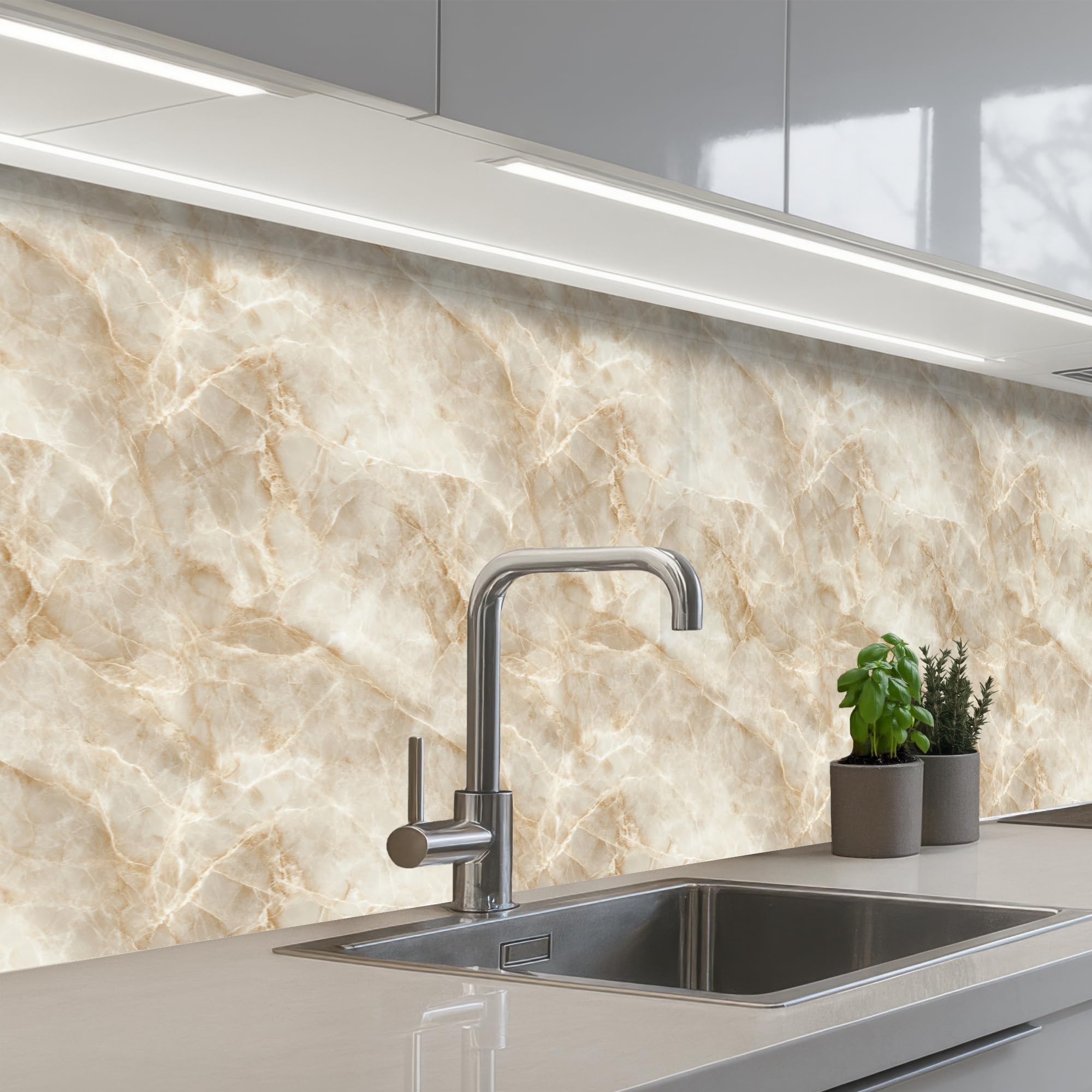KitchenYeah© Splashback for Kitchen self-Adhesive Sink Splash Splatter — image 1