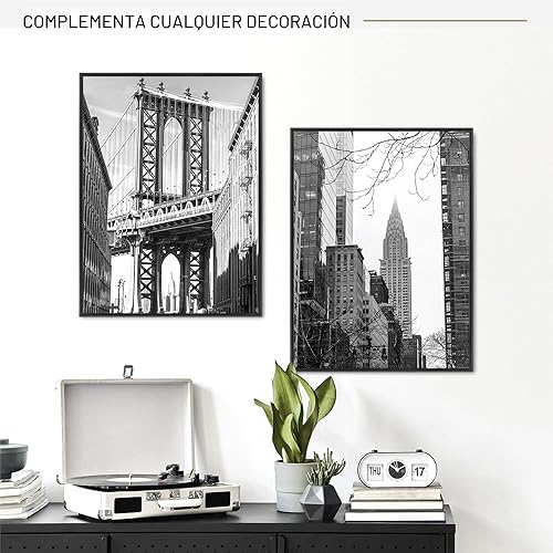 Miniatura 2 de MCS 65664 - Marco para póster original, 18 x 24 pulgadas, color negro, juego de 2