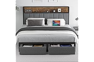 Cama Queen Size Bed Frame with Storage