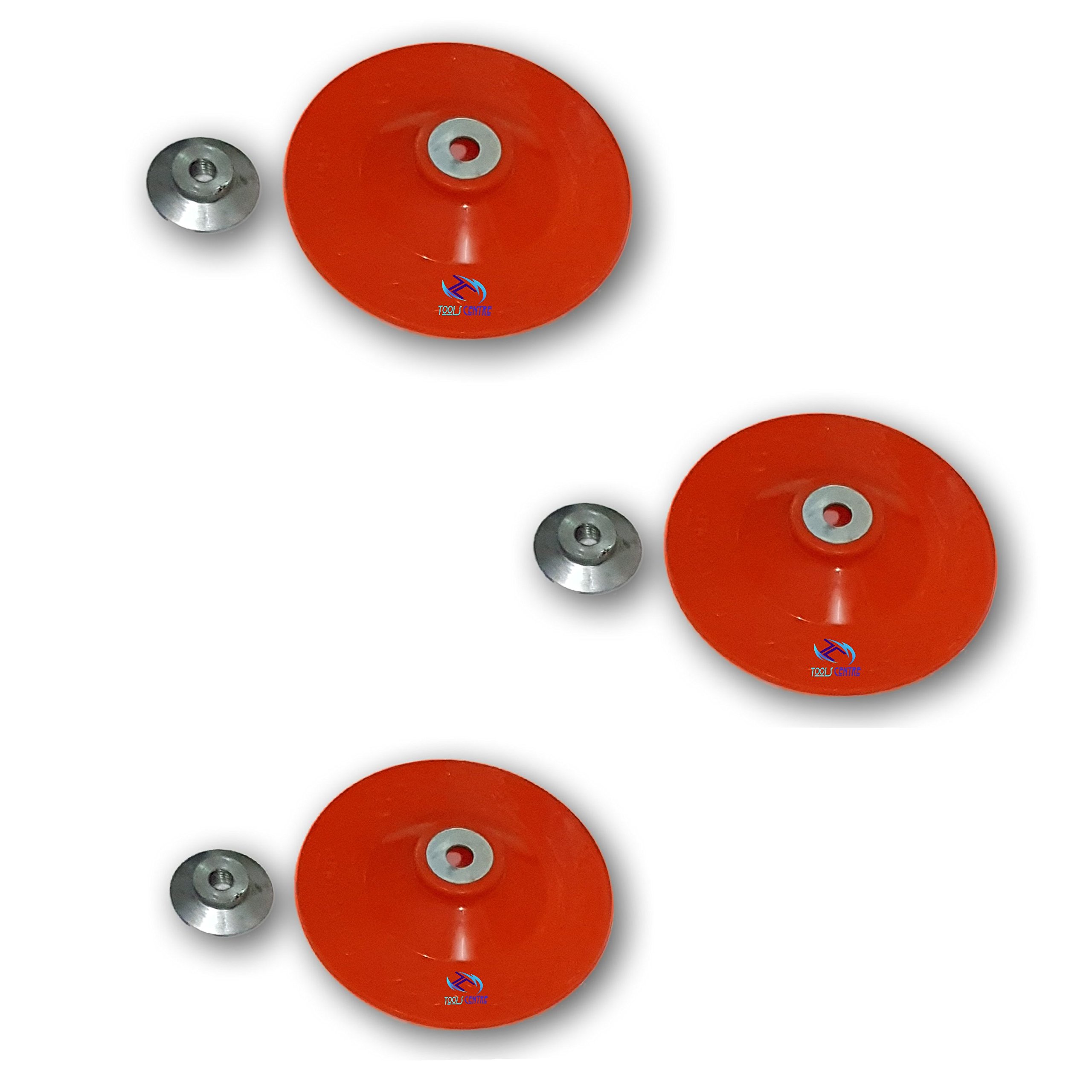 Tools Centre Pack of 3pcs 5" Plastic Backing Pad With Grinder Nut For Sanding Sander Polisher/Angle Grinder M10. (B07CWR629Z) Amazon Price History, Amazon Price Tracker