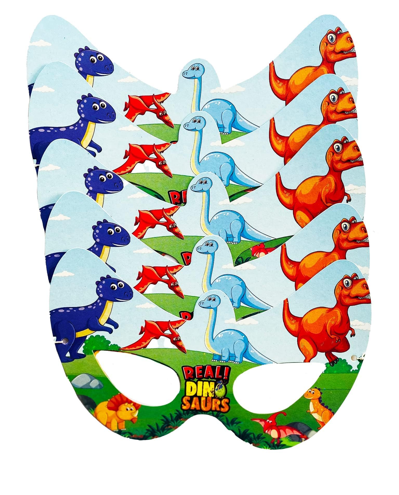 Partysanthe 20pc Dinosaur Eye Masks for Kids, Dragon Dinosaur Theme Party Dinosaur Party Eye Masks for Birthday Dinosaur eyemask - Pack Of 20pcs (B0CQTLD57Q) Amazon Price History, Amazon Price Tracker