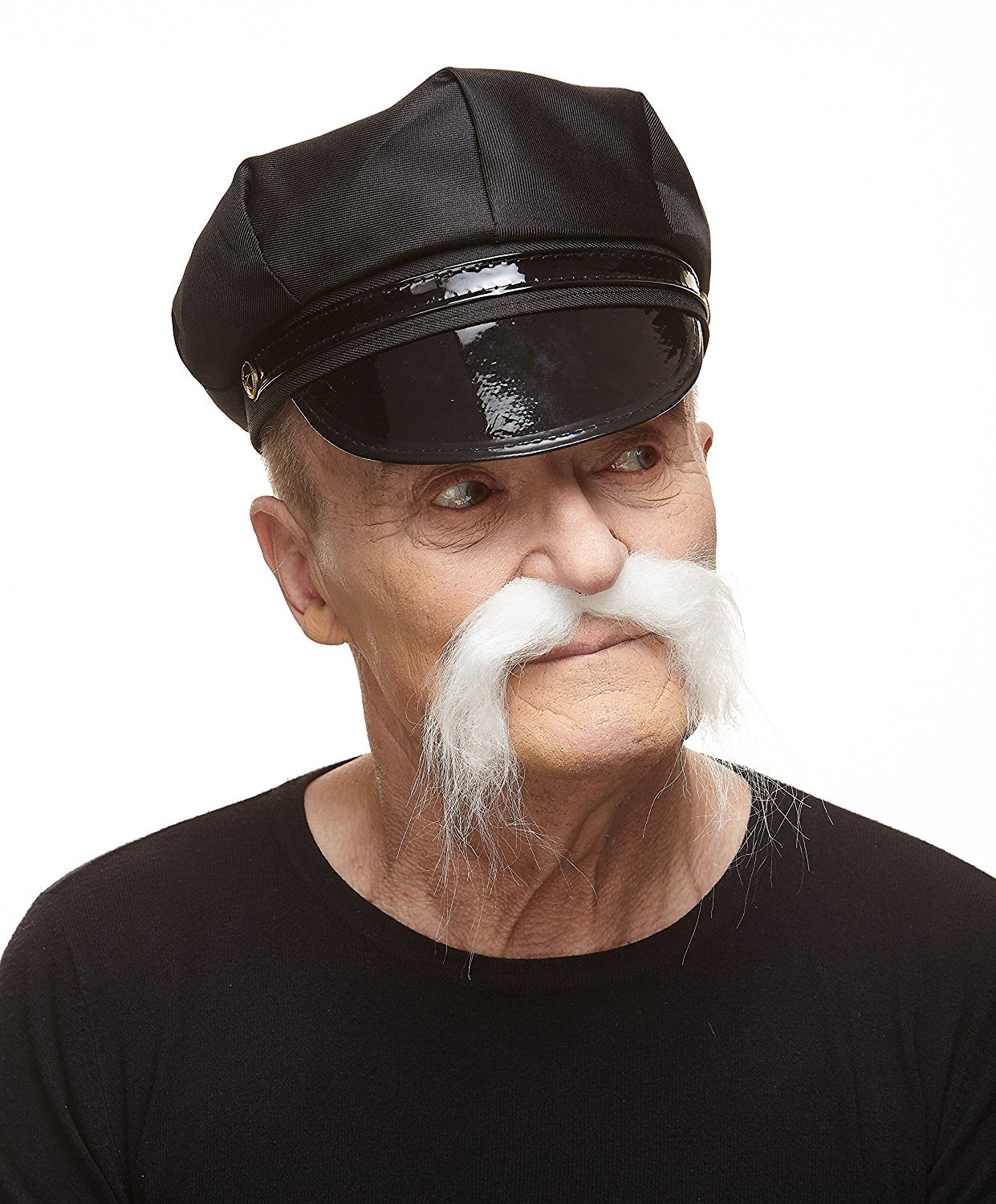 Horseshoe Mustache Mustaches Selbstklebender Fu Manchu Gefälschter  Schnurrbart Mustache Offensive, image size:1241x1500