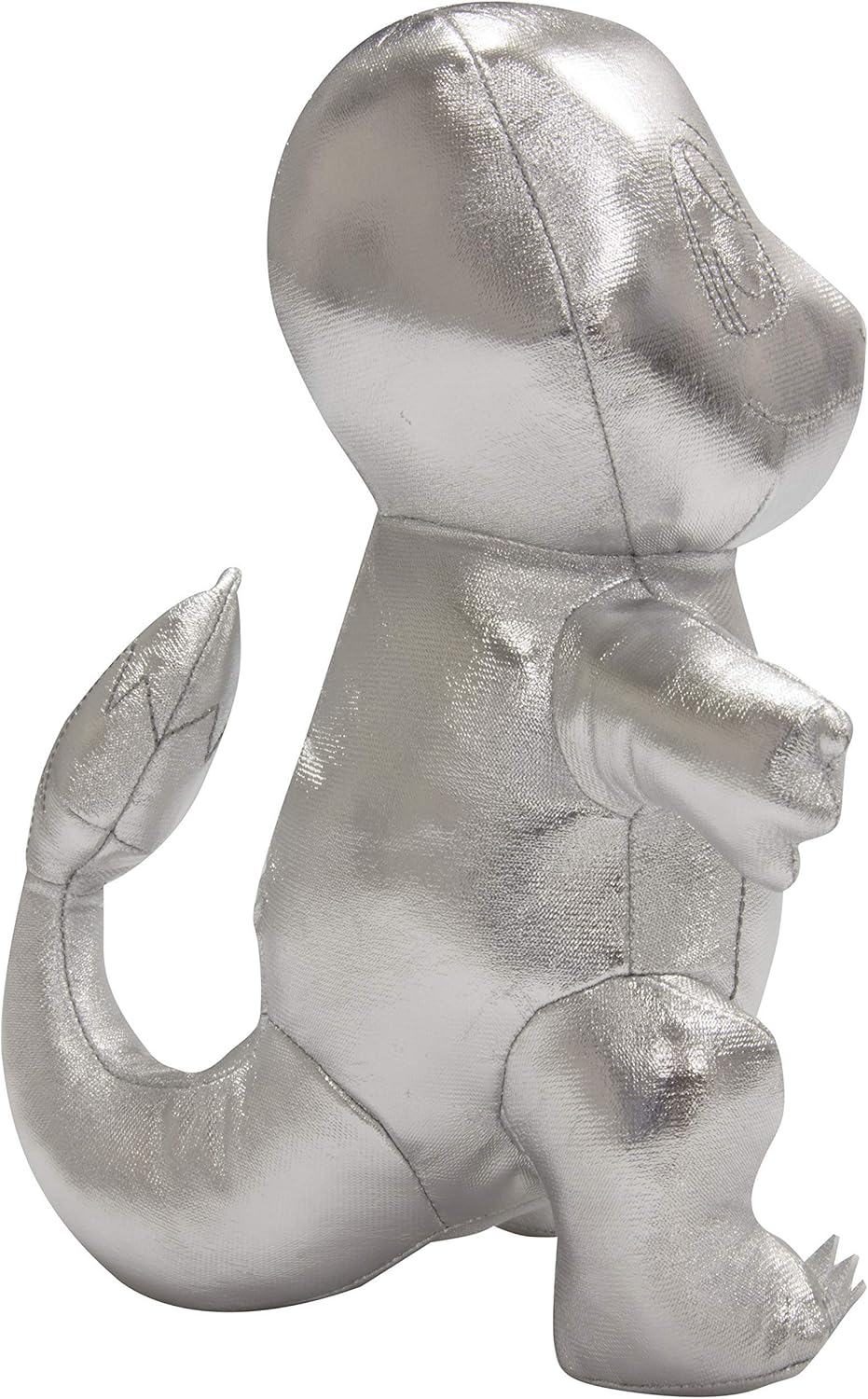 Pokemon 8" Silver Charmander 25th Anniversary Plush - Limited Edition - Officially Licensed - Authentic Stuffed Animal Toy Figure - Gift for Kids, Boys, Girls - 2+