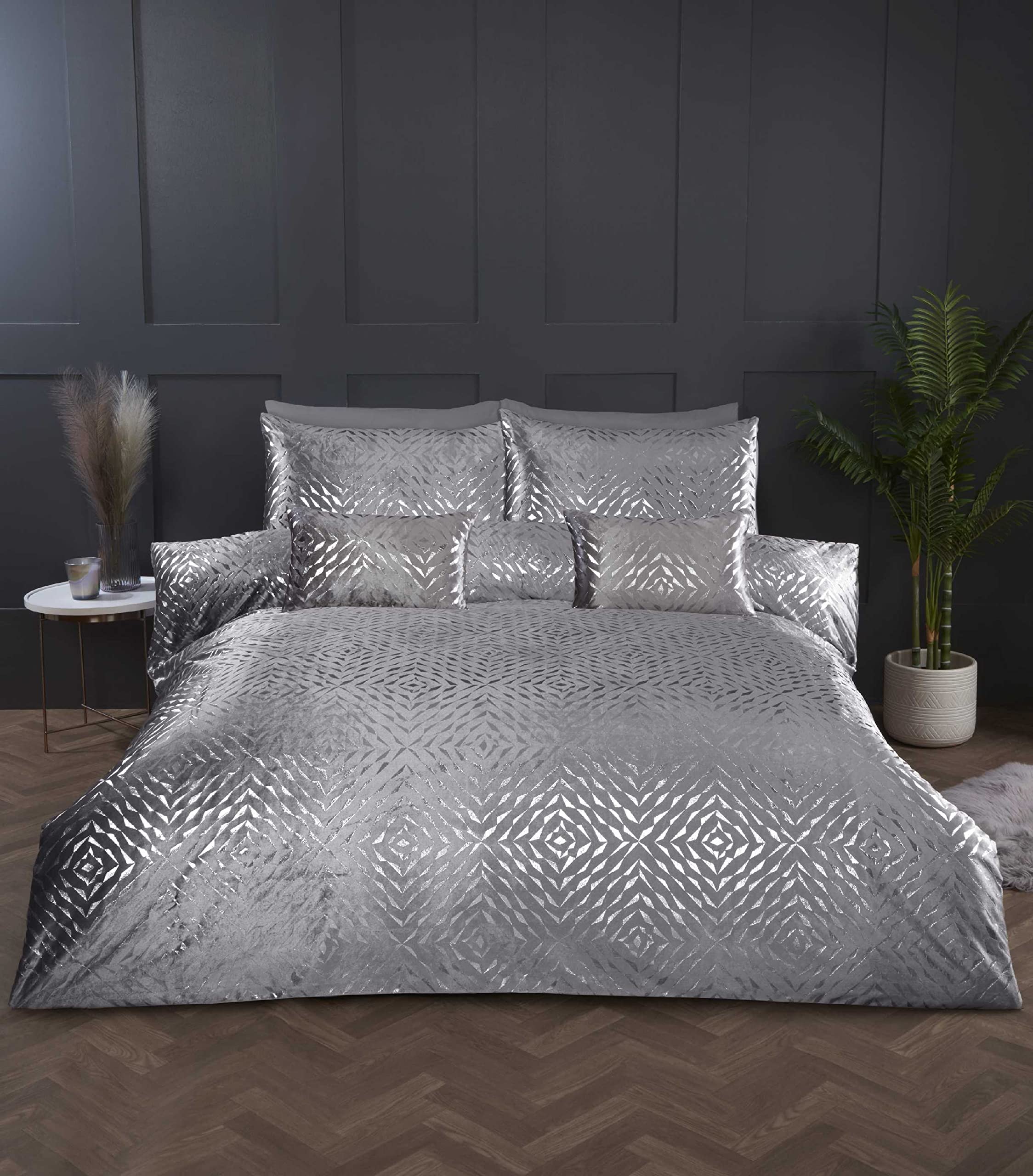 Rapport Home Bellagio Boudoir Cushion Silver