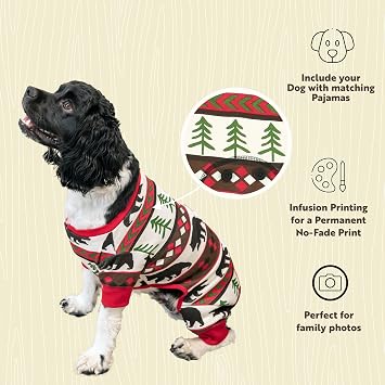 LazyOne Flapjacks, One-Piece Dog Sweater, Matching Family Pajamas for Dogs, Bear, Animal (X-Small)
