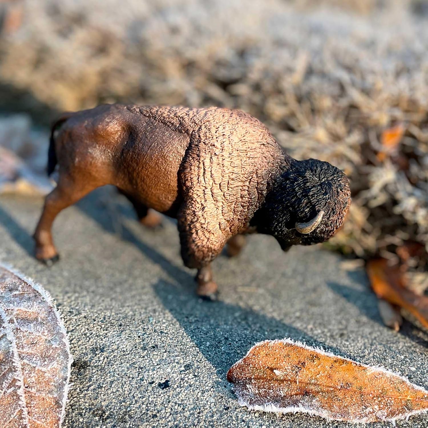 Safari Ltd. North American Bison Figurine - Realistic 5" Wildlife Figurine - Educational Toy for Boys, Girls, and Kids Ages 3+