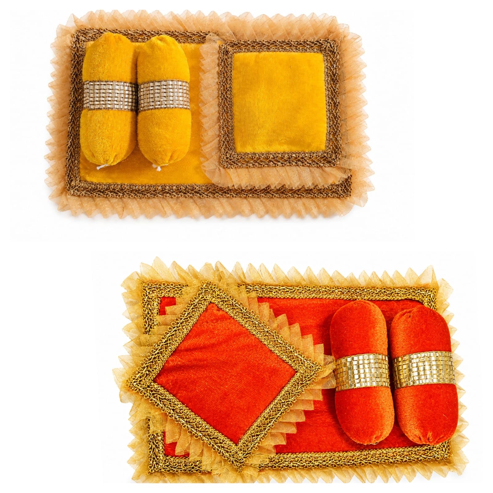 Laddu Gopal Bedding Set - Royal Velvet Design -14