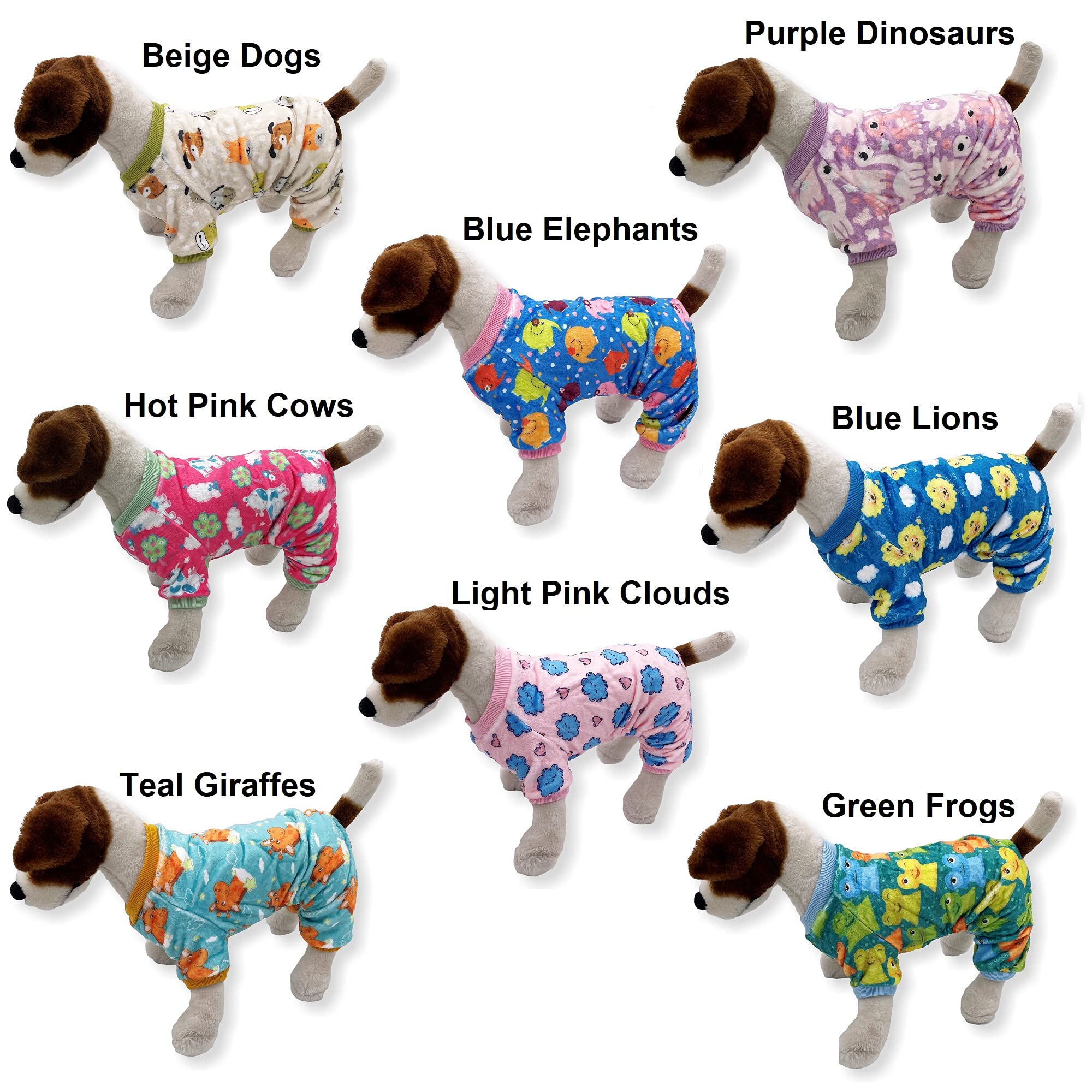 Hunde-Pyjama Aus Fleece Für Kleine Hunde – Wärmer Einteiler Für Herbst & Winter, Größen XXS Bis M